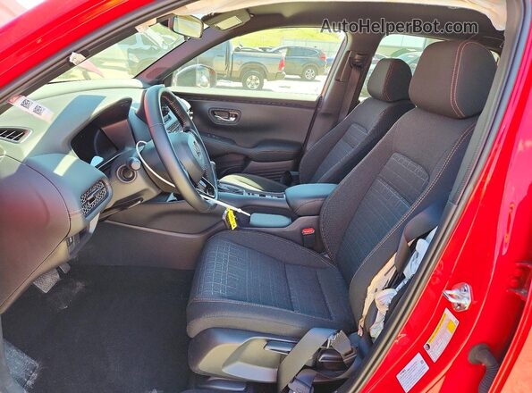 3CZRZ2H55SM738718 2025 HONDA HR-V Red წინა სალონის ხედი