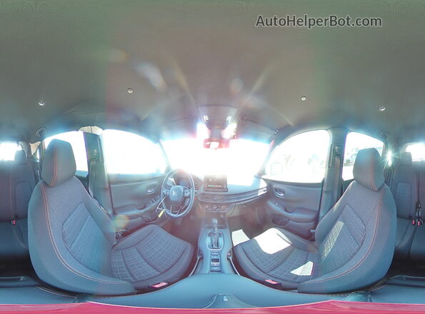3CZRZ2H55SM738718 2025 HONDA HR-V Red სალონის 360-გრადუსიანი ხედი