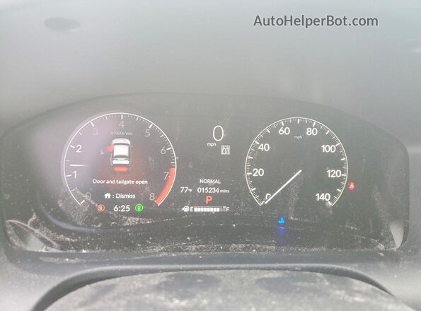 3CZRZ2H55SM756538 2025 HONDA HR-V White Instrument cluster view
