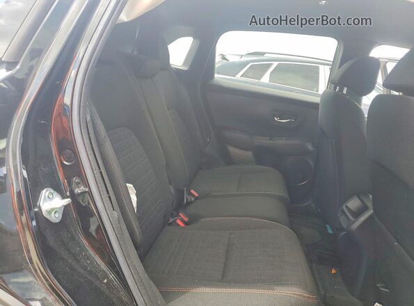 3CZRZ2H56PM704195 2023 HONDA HR-V Black Widok wnętrza z tyłu
