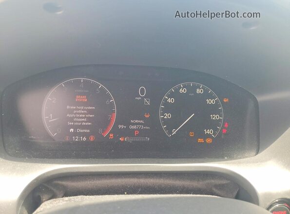 3CZRZ2H56PM704195 2023 HONDA HR-V Black Widok zestawu wskaźników