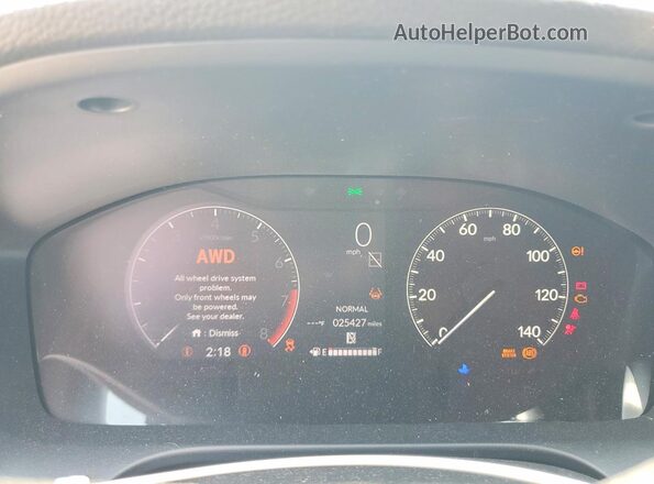 3CZRZ2H56PM705329 2023 HONDA HR-V Gray Instrument cluster view