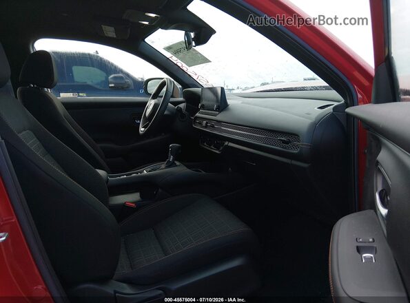 3CZRZ2H56PM717626 2023 HONDA HR-V Red Widok wnętrza z przodu