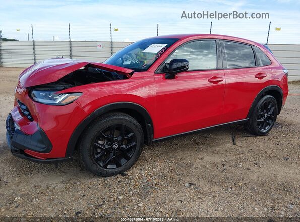 3CZRZ2H56PM717626 2023 HONDA HR-V Red Przód lewy