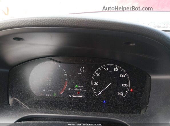 3CZRZ2H56PM717626 2023 HONDA HR-V Red Widok tylnych siedzeń