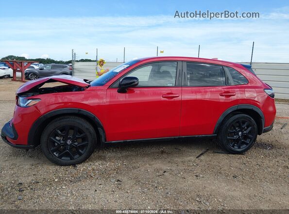 3CZRZ2H56PM717626 2023 HONDA HR-V Red Widok wnętrza 360 stopni
