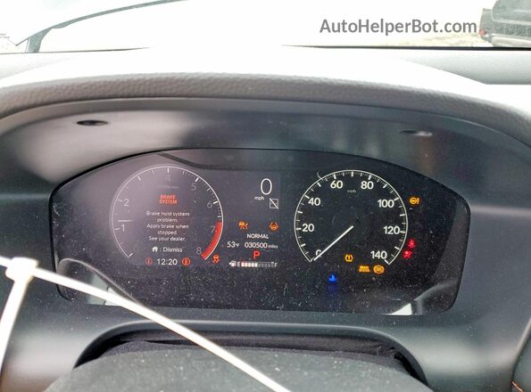 3CZRZ2H56PM738539 2023 HONDA HR-V Black Սարքավորումների վահանակի տեսք