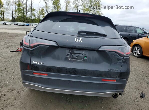 3CZRZ2H56PM738539 2023 HONDA HR-V Black Հետևի տեսք