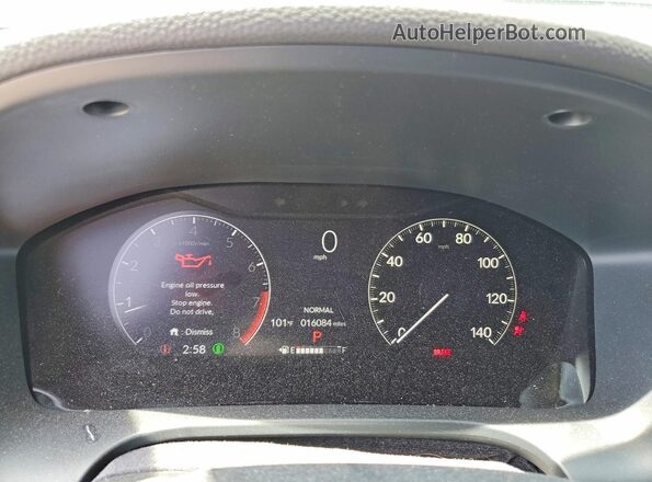 3CZRZ2H56SM796093 2025 HONDA HR-V Gray Vista del cuadro de instrumentos