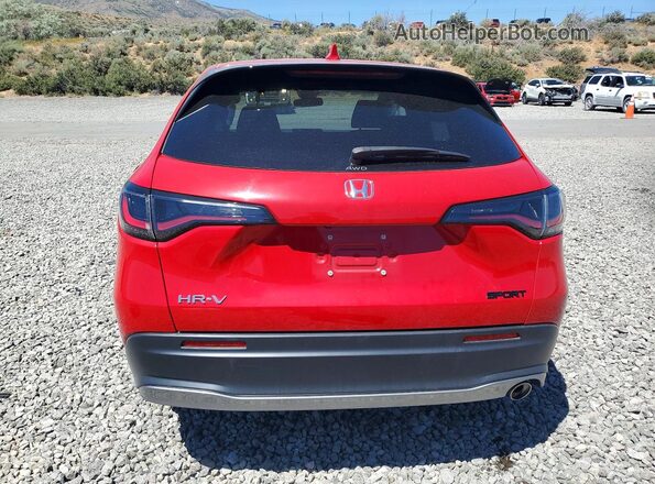 3CZRZ2H57RM775912 2024 HONDA HR-V Red უკანა ხედი