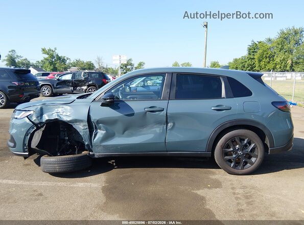 3CZRZ2H57SM748036 2025 HONDA HR-V Teal სალონის 360-გრადუსიანი ხედი