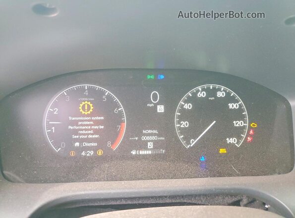 3CZRZ2H57TM735322 2026 HONDA HR-V Gray ხელსაწყოთა პანელის ხედი