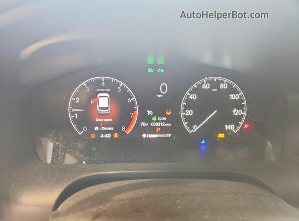 3CZRZ2H58PM736050 2023 HONDA HR-V Черный Вид щитка приборов