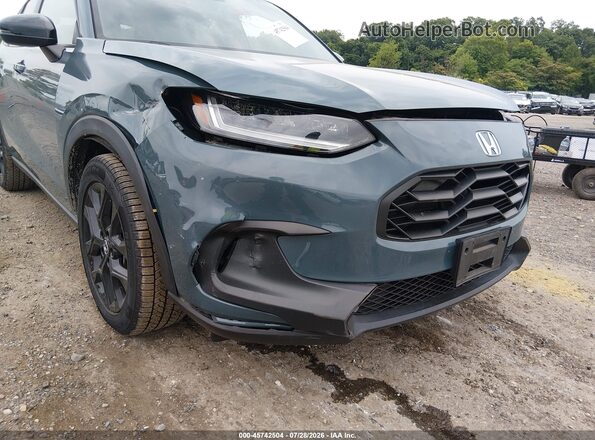 3CZRZ2H58PM744472 2023 HONDA HR-V Blue Դիմացի տեսք