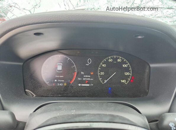 3CZRZ2H58RM750985 2024 HONDA HR-V Gray ხელსაწყოთა პანელის ხედი