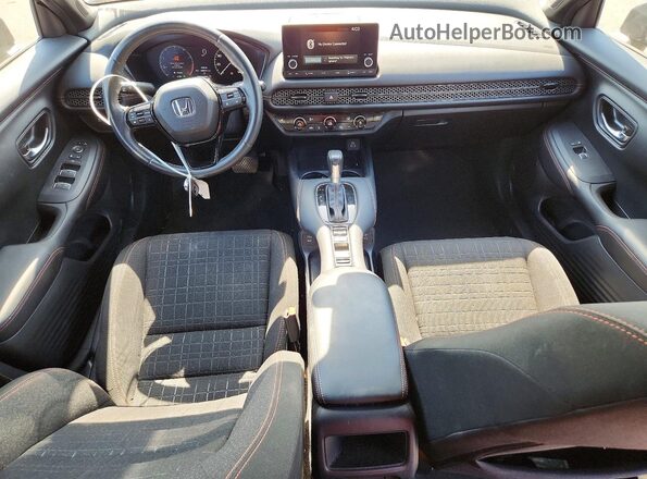 3CZRZ2H58RM755667 2024 HONDA HR-V Black Առջևի վահանակի տեսք