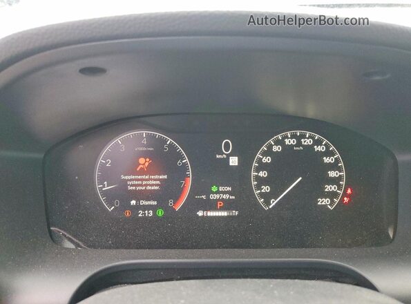 3CZRZ2H58SM108935 2025 HONDA HR-V Black Սարքավորումների վահանակի տեսք