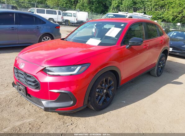 3CZRZ2H58SM757408 2025 HONDA HR-V Red Передня ліва чверть