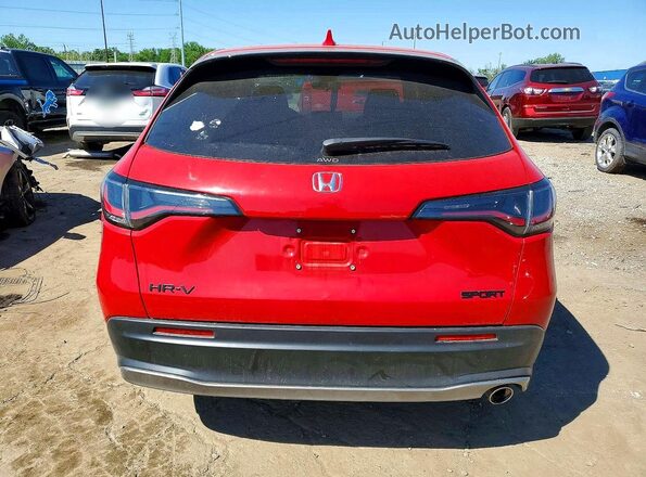 3CZRZ2H58TM710820 2026 HONDA HR-V Red Հետևի տեսք