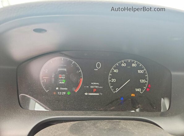 3CZRZ2H58TM710820 2026 HONDA HR-V Red Սարքավորումների վահանակի տեսք