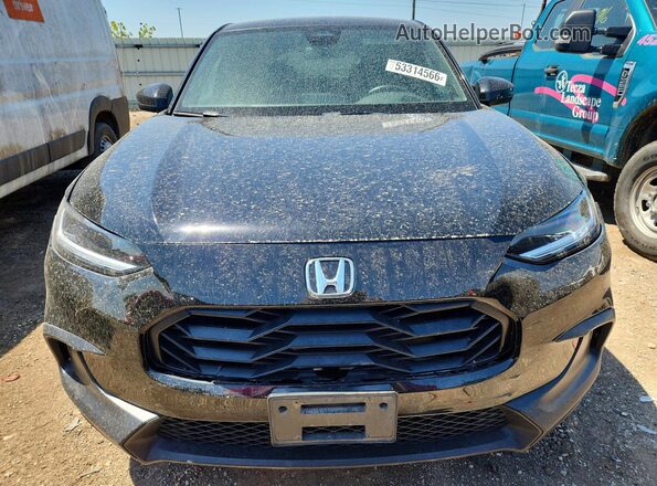 3CZRZ2H59RM702721 2024 HONDA HR-V Black Widok z przodu