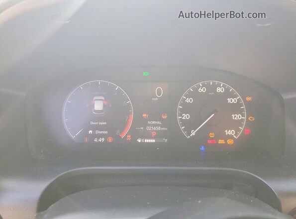 3CZRZ2H59RM732799 2024 HONDA HR-V Black Widok zestawu wskaźników