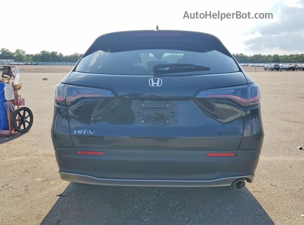 3CZRZ2H59RM732799 2024 HONDA HR-V Black Widok z tyłu