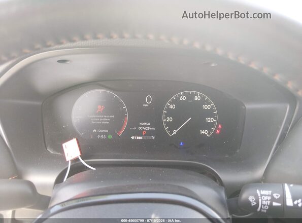 3CZRZ2H59RM758559 2024 HONDA HR-V White Հետևի նստատեղերի տեսք