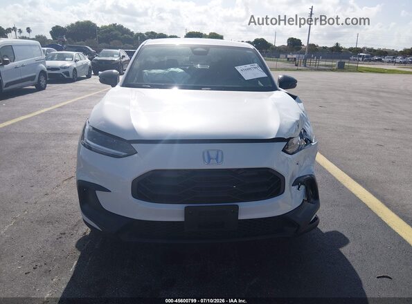 3CZRZ2H59RM758559 2024 HONDA HR-V White Սարքավորումների վահանակի տեսք
