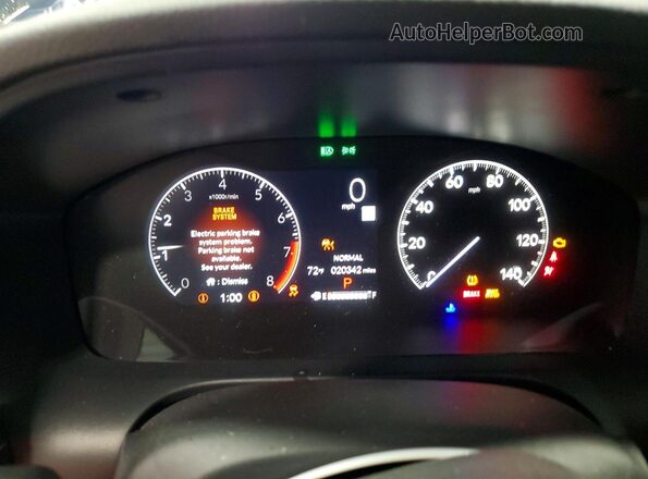 3CZRZ2H59RM782246 2024 HONDA HR-V Black Instrument cluster view