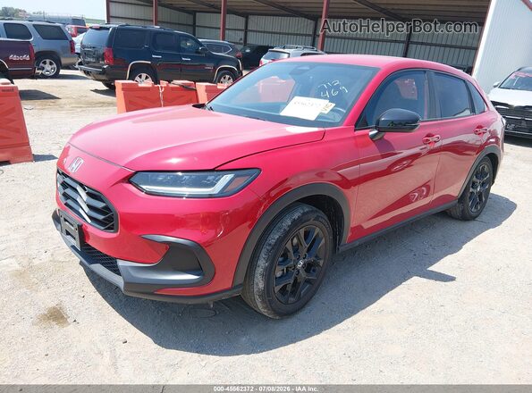3CZRZ2H59SM734235 2025 HONDA HR-V Red Przód lewy