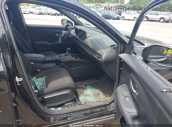 3CZRZ2H59SM737202 2025 HONDA HR-V Black Вид салону спереду