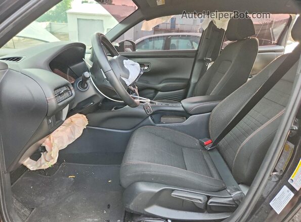 3CZRZ2H59SM794886 2025 HONDA HR-V Black Front interior view