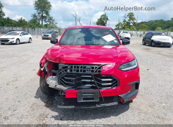 3CZRZ2H5XPM715250 2023 HONDA HR-V Red Widok wnętrza z tyłu