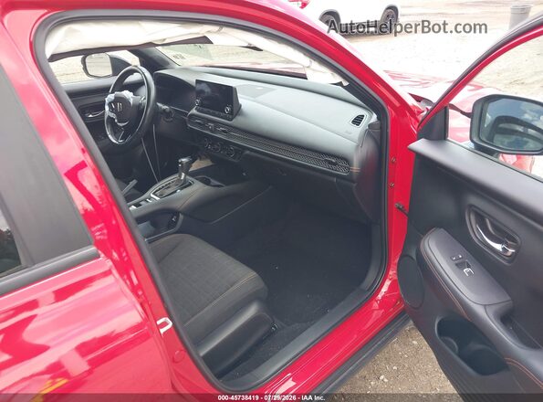 3CZRZ2H5XPM715250 2023 HONDA HR-V Red Widok wnętrza z przodu