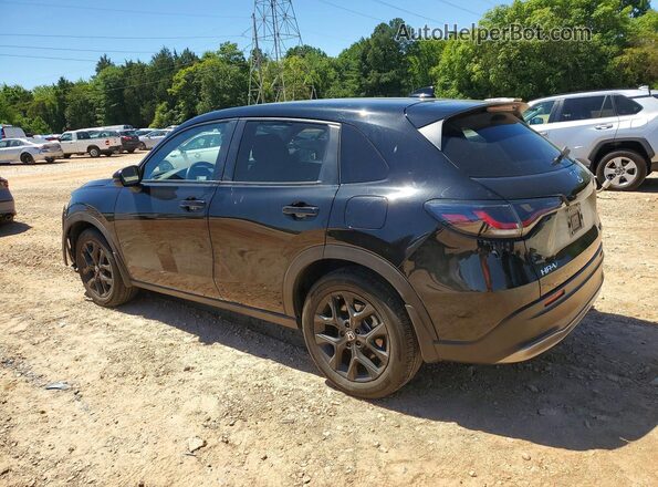 3CZRZ2H5XRM735761 2024 HONDA HR-V Black Rear left
