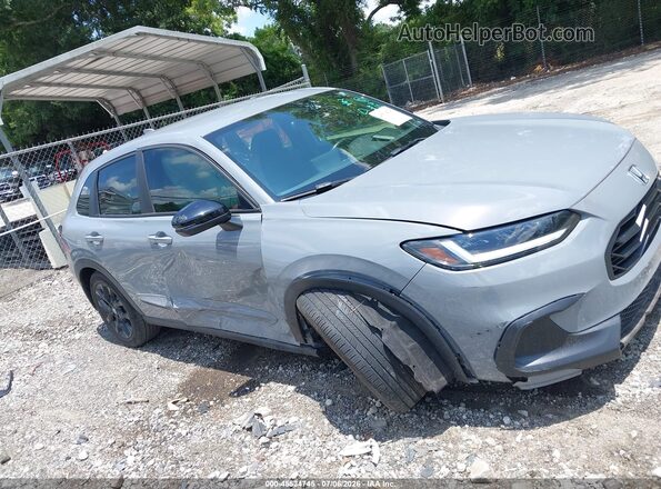 3CZRZ2H5XRM735954 2024 HONDA HR-V Gray Դիմացի տեսք