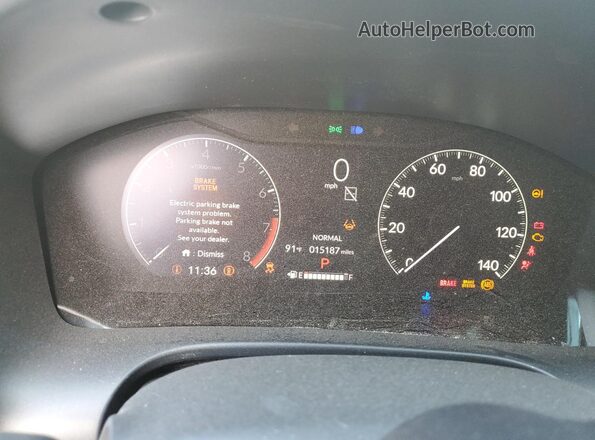 3CZRZ2H5XRM743746 2024 HONDA HR-V Gray Սարքավորումների վահանակի տեսք
