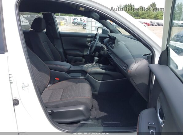 3CZRZ2H5XRM747215 2024 HONDA HR-V White Widok wnętrza z przodu