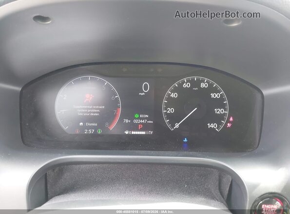 3CZRZ2H5XRM747215 2024 HONDA HR-V White Widok tylnych siedzeń