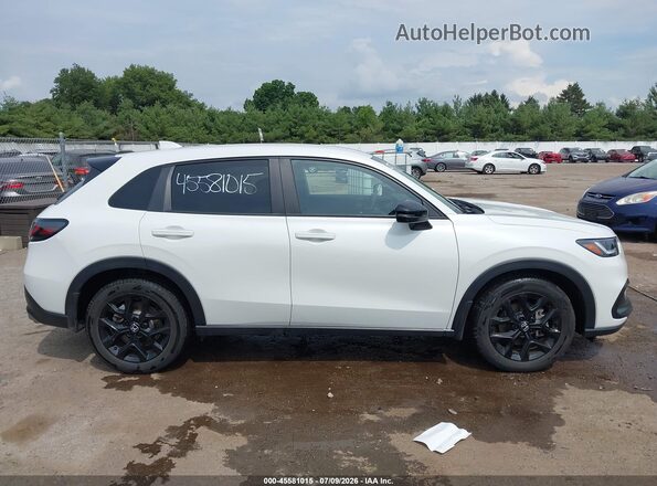 3CZRZ2H5XRM747215 2024 HONDA HR-V White Widok wnętrza z tyłu