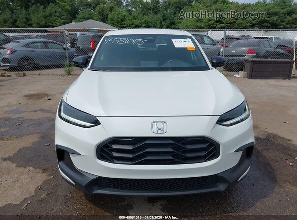 3CZRZ2H5XRM747215 2024 HONDA HR-V White Widok zestawu wskaźników