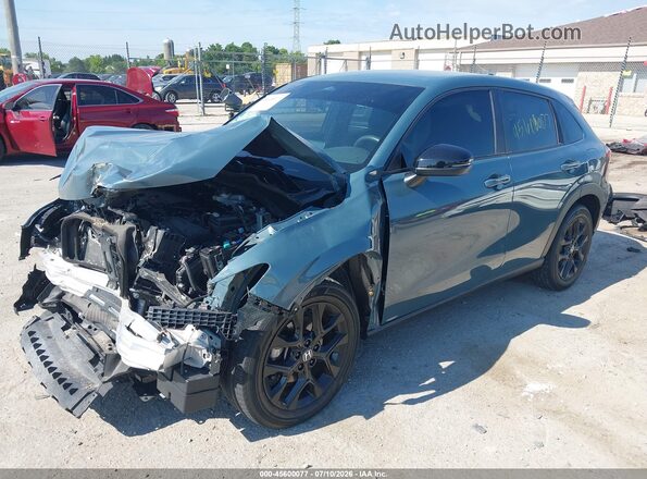 3CZRZ2H5XRM757744 2024 HONDA HR-V Turquoise Front left