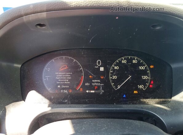 3CZRZ2H5XRM772096 2024 HONDA HR-V Blue Vista del cuadro de instrumentos