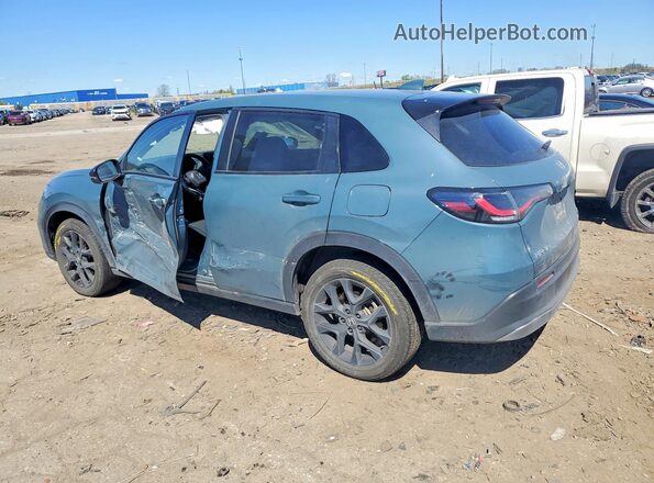3CZRZ2H5XRM772096 2024 HONDA HR-V Blue Trasero izquierdo