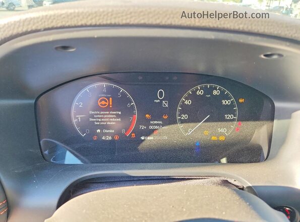 3CZRZ2H5XRM786032 2024 HONDA HR-V Gray Սարքավորումների վահանակի տեսք