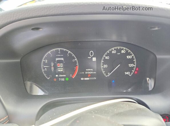 3CZRZ2H5XSM795707 2025 HONDA HR-V Gray Widok zestawu wskaźników