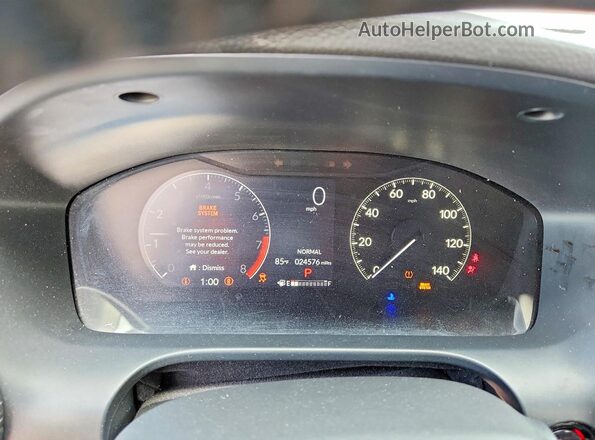 3CZRZ2H71RM770044 2024 HONDA HR-V Black ხელსაწყოთა პანელის ხედი
