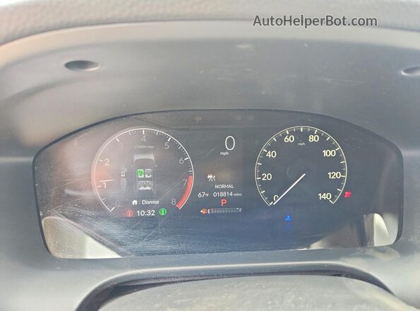 3CZRZ2H71RM776085 2024 HONDA HR-V Gray Вид щитка приладів