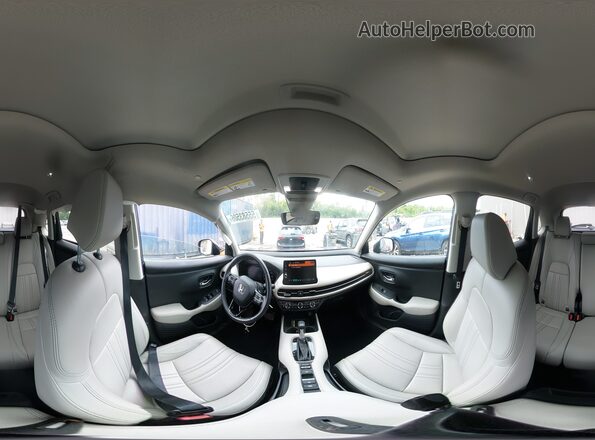 3CZRZ2H71RM776085 2024 HONDA HR-V Gray Панорамний вид салону 360°